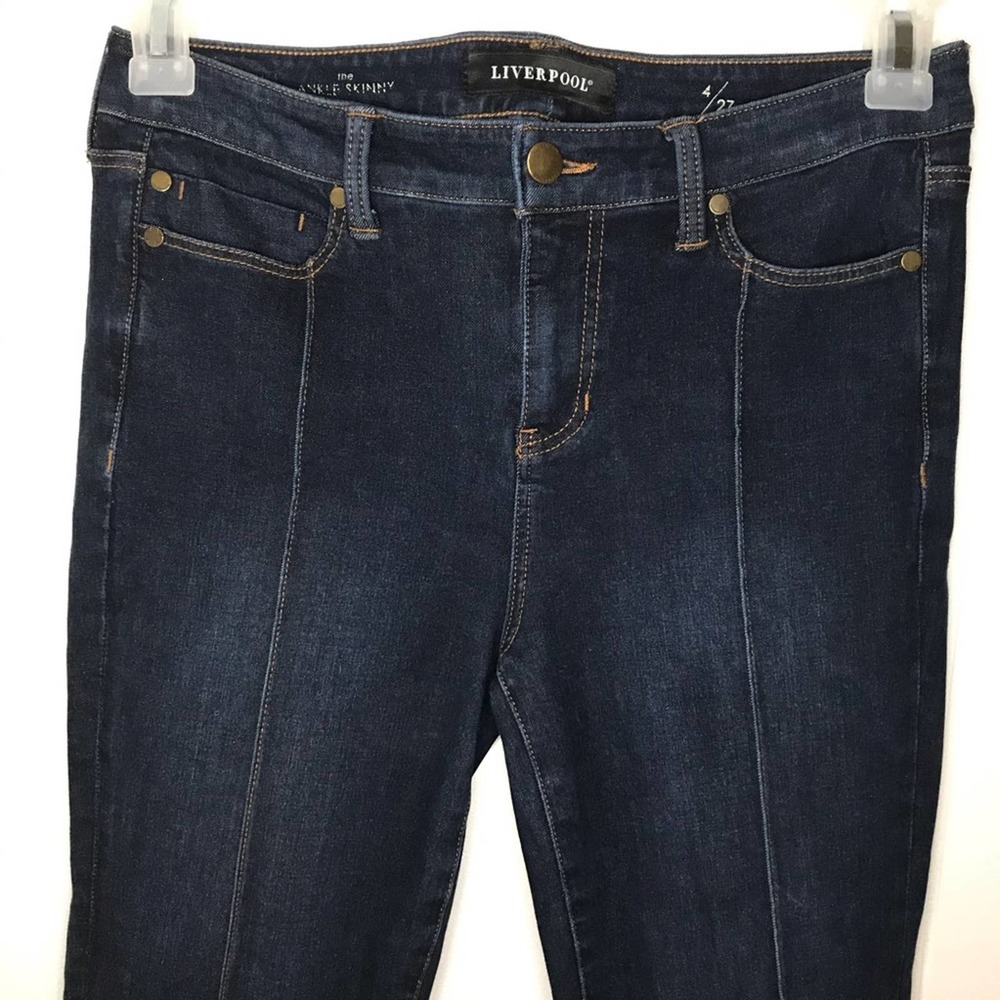 ❌SOLD❌ LIVERPOOL Penny Seamed Ankle Skinny Jeans - Picture 6 of 6